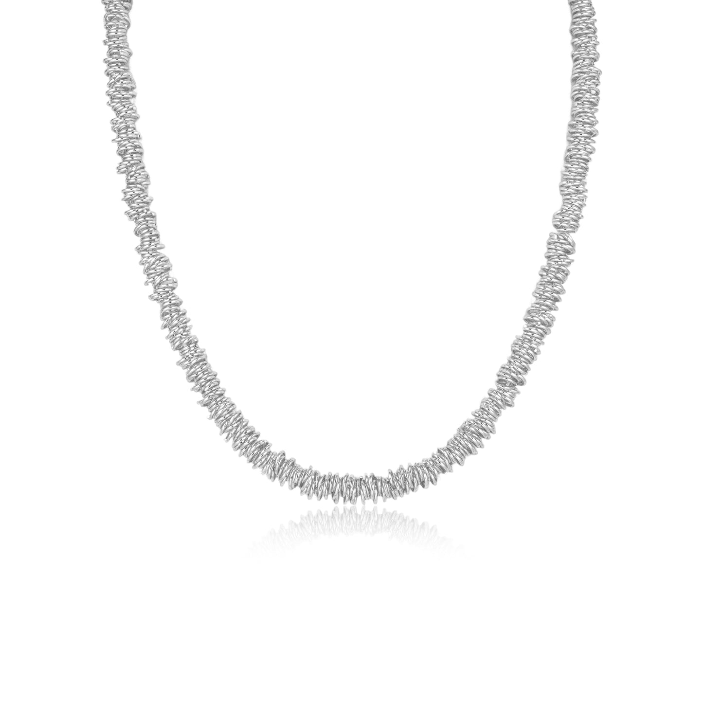 Ripple Bead Chain Necklace