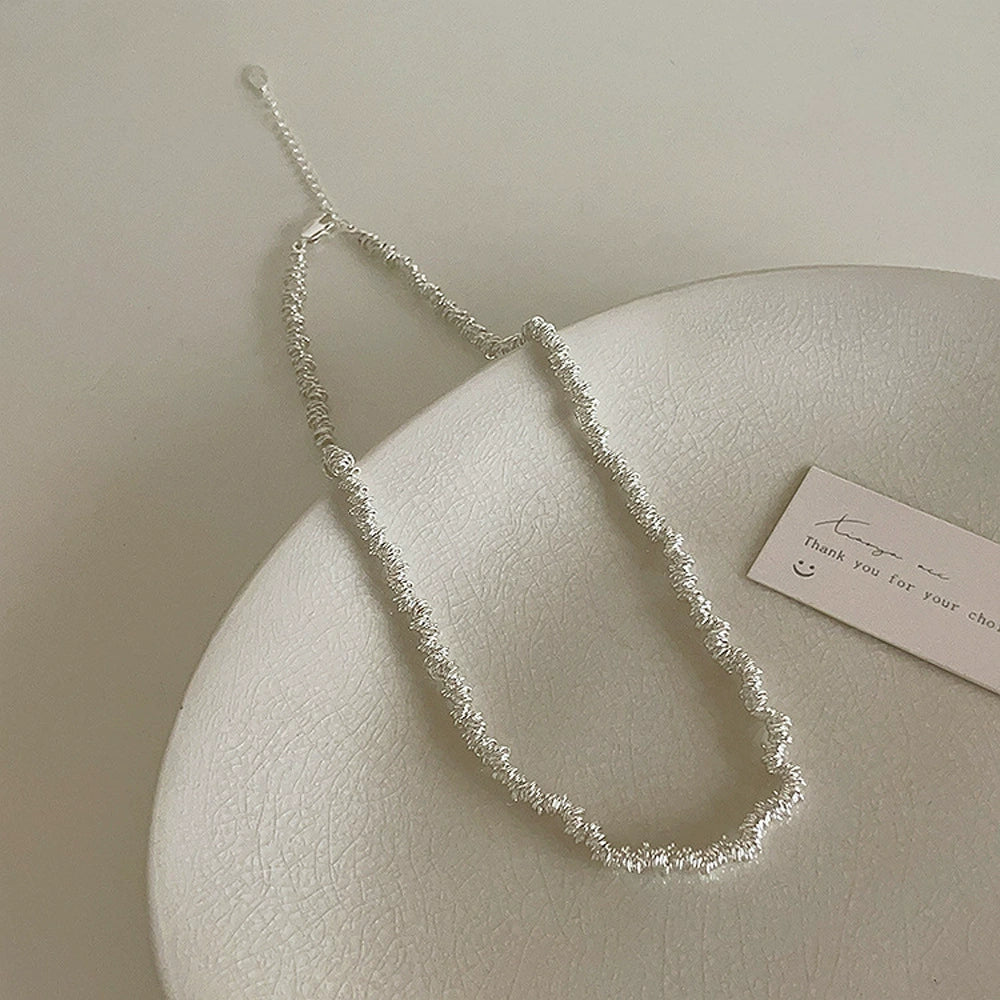 Ripple Bead Chain Necklace