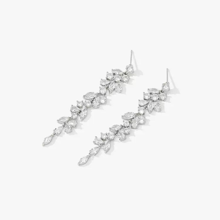 Cluster Drop Earrings