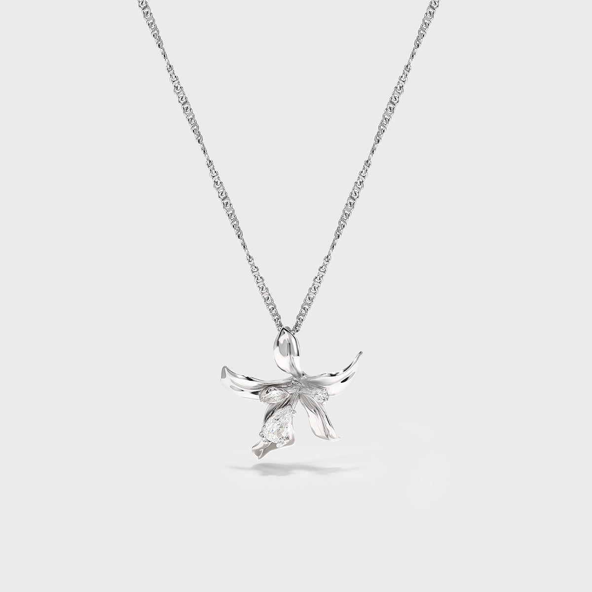 Minimal Blossom Necklace