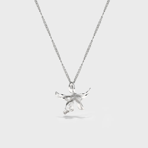 Minimal Blossom Necklace