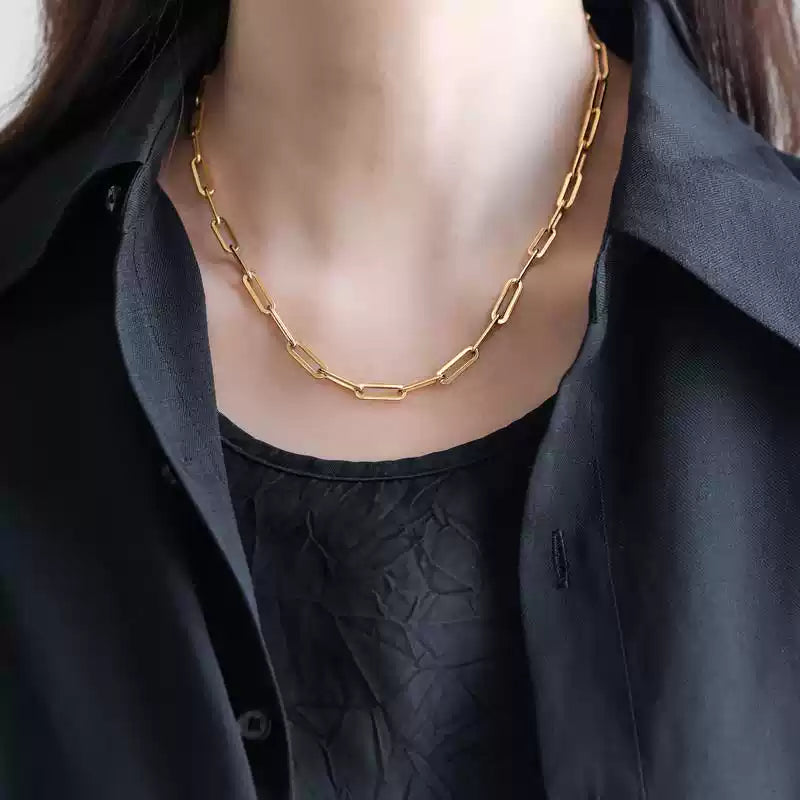 Paperclip Chain Necklace