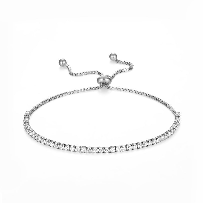 Gold Plated Inlaid Zirconia Bracelet