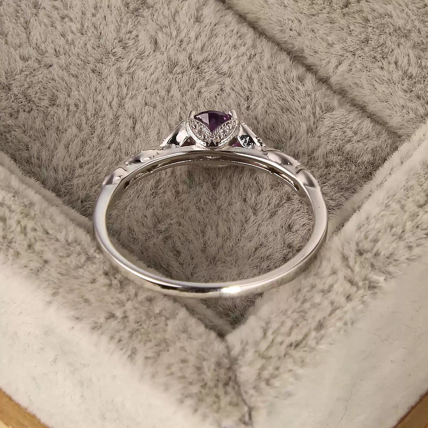 Dainty Amethyst Ring