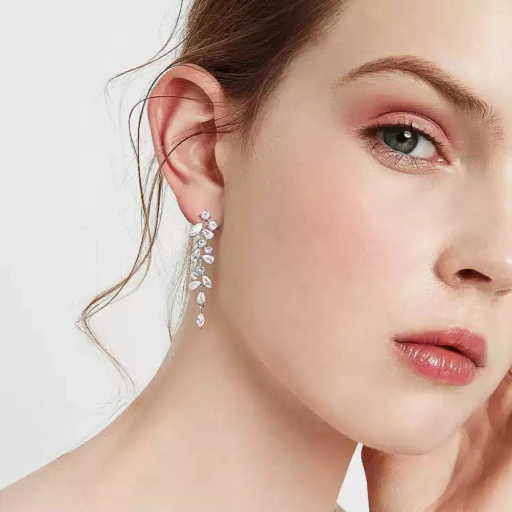 Cluster Drop Earrings