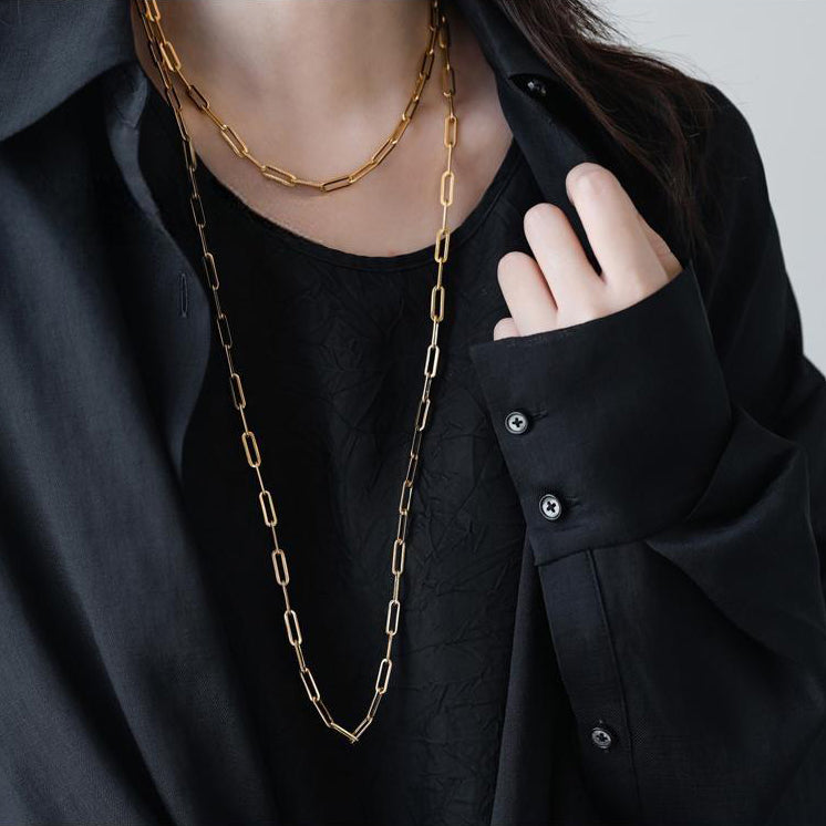 Paperclip Chain Necklace