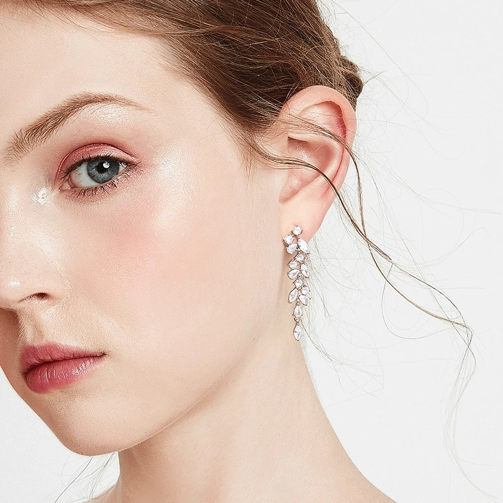 Cluster Drop Earrings