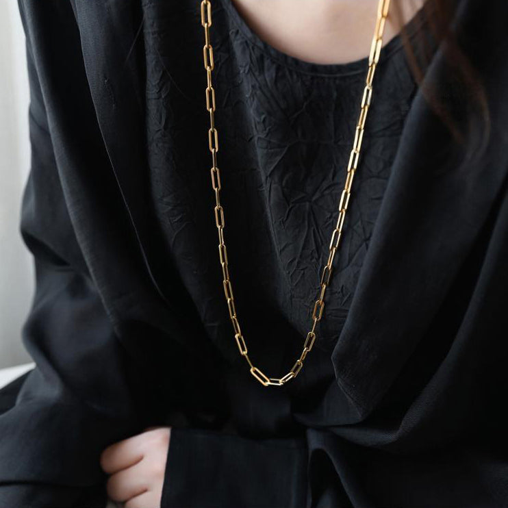 Paperclip Chain Necklace