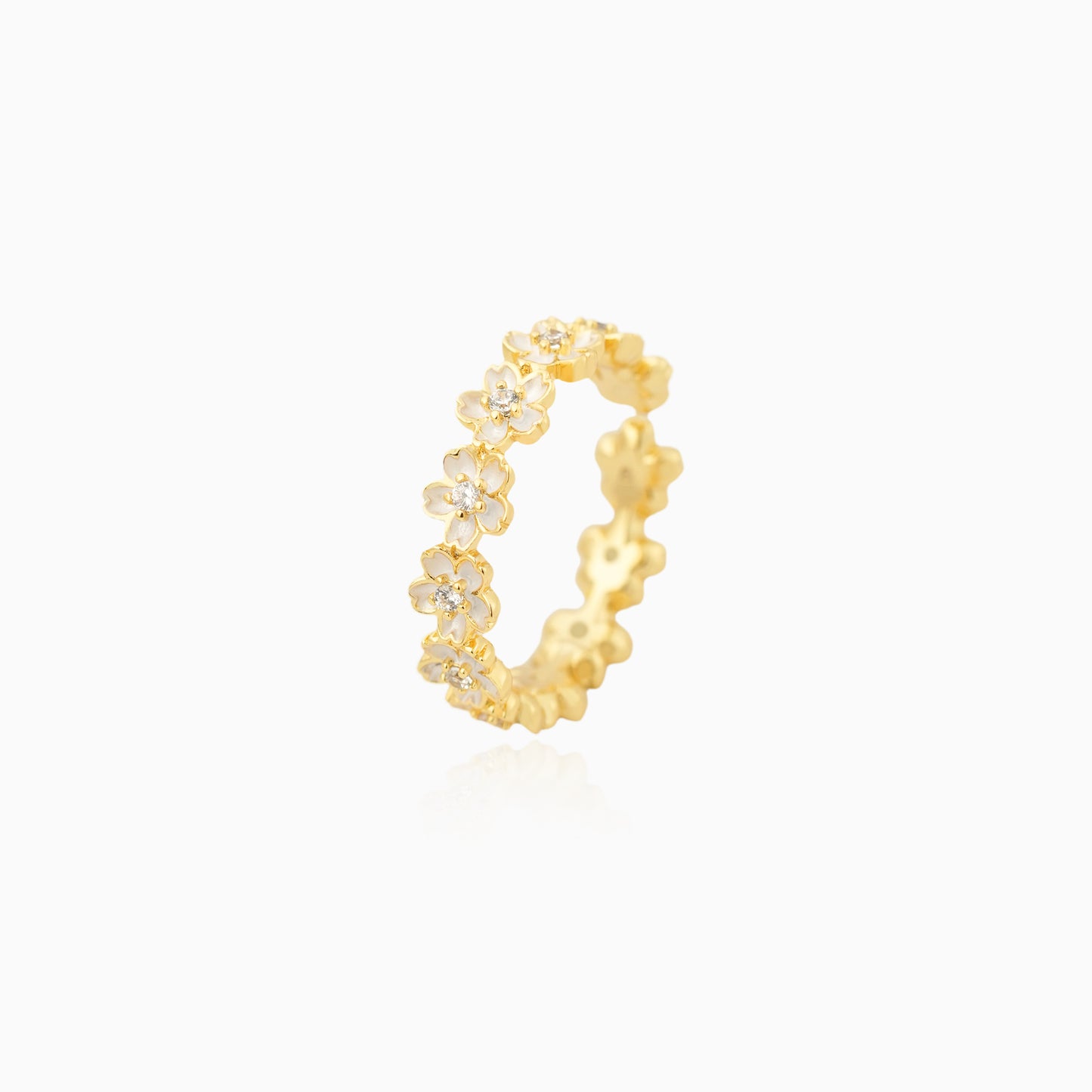 Chic Blossom Open-ended Ring