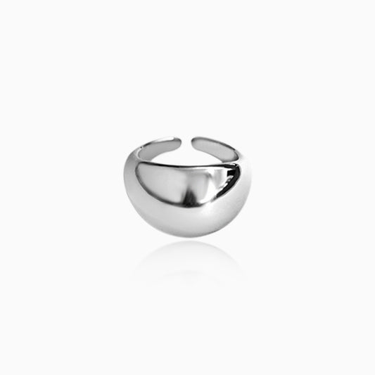 Polished Dome Silver Ring