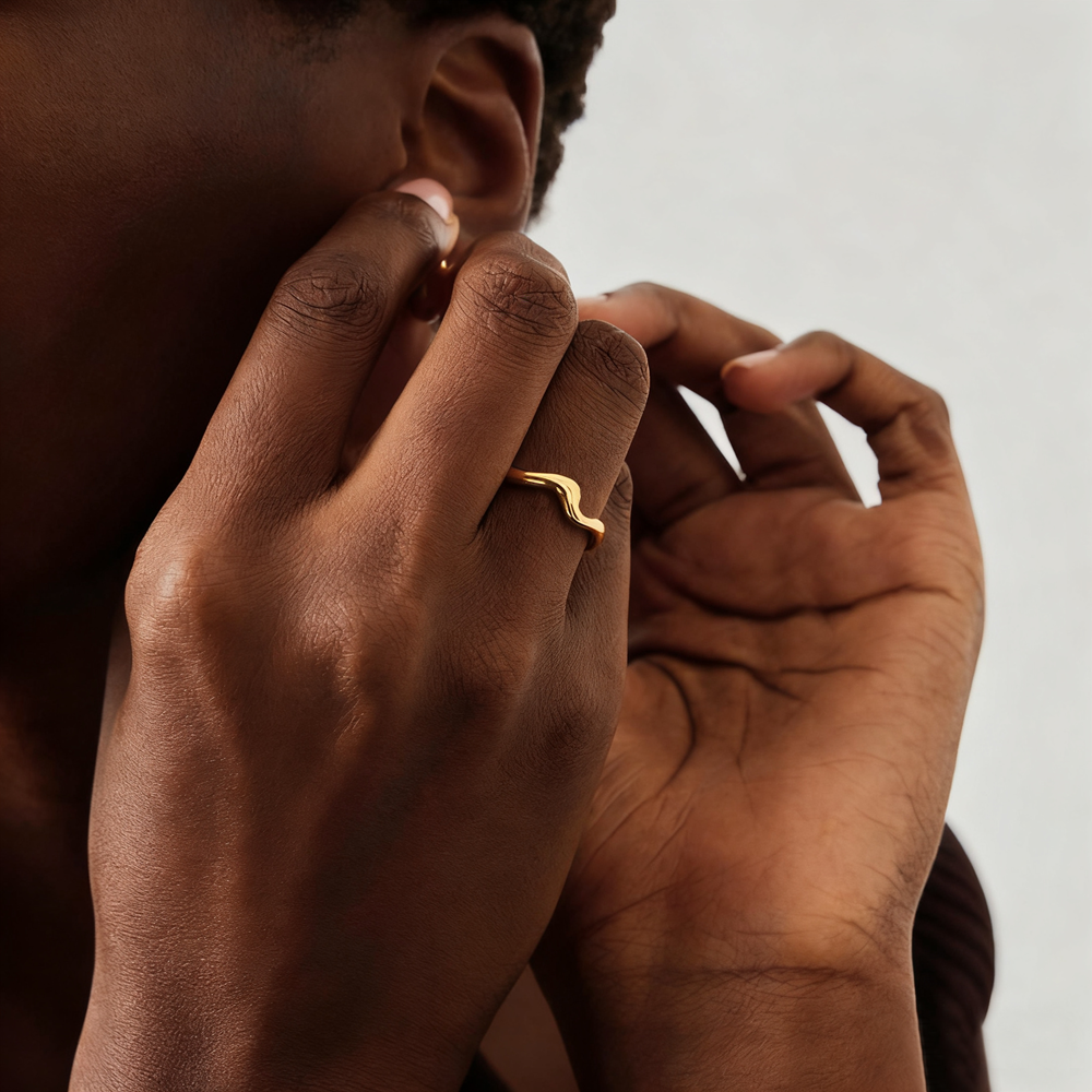 Wave Twisty Stacking Ring