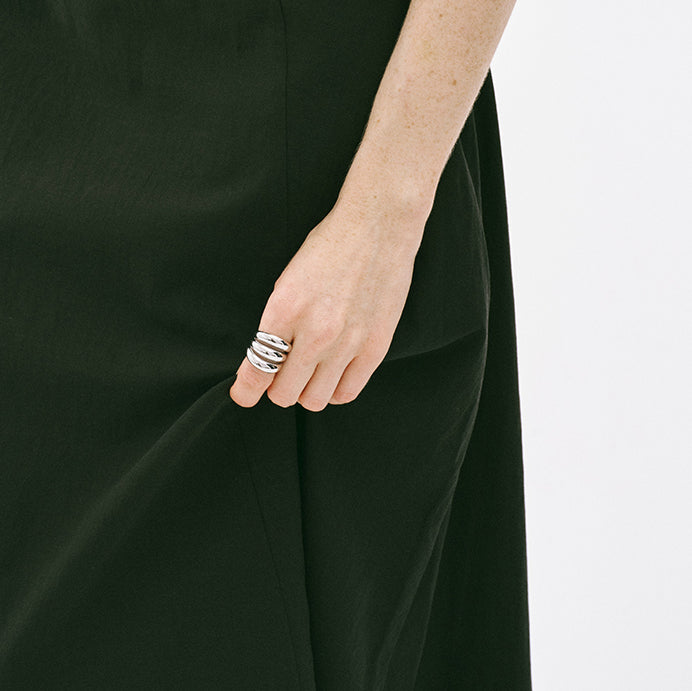 Triple Band Stacked Ring