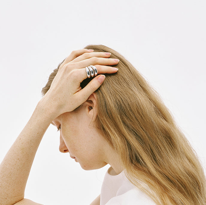 Triple Band Stacked Ring