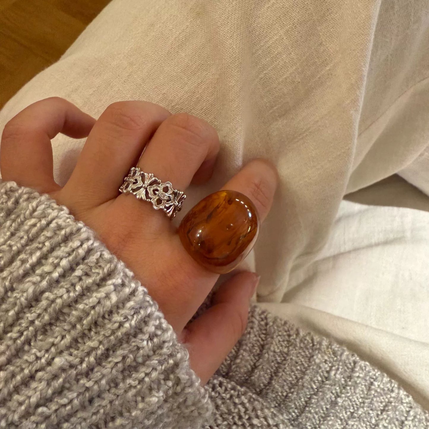 Interlace Bloom Ring