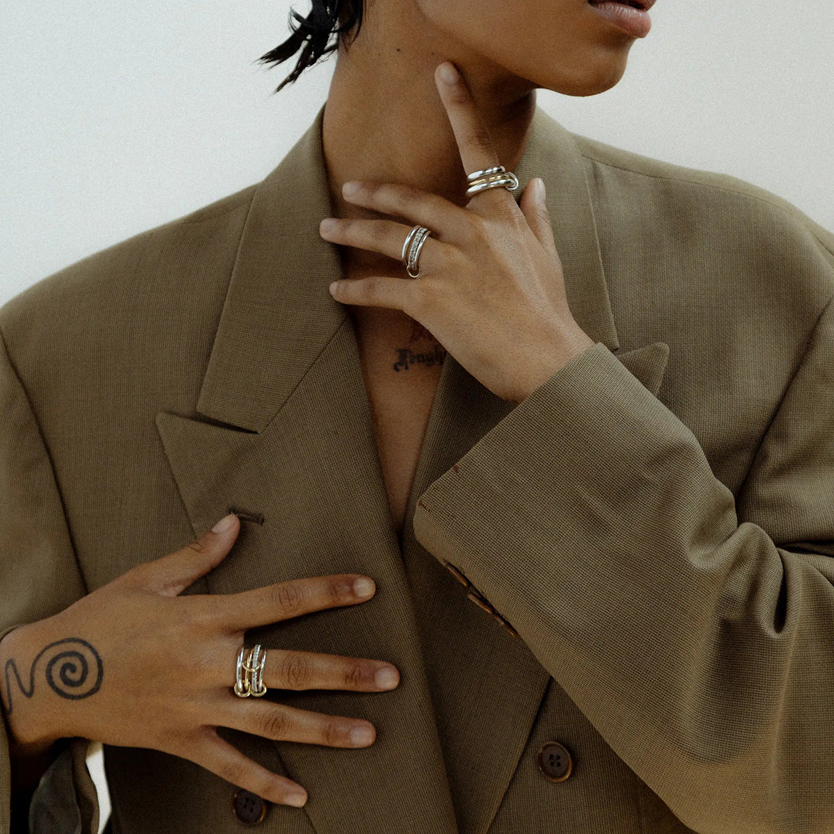 Triple Interlock Ring