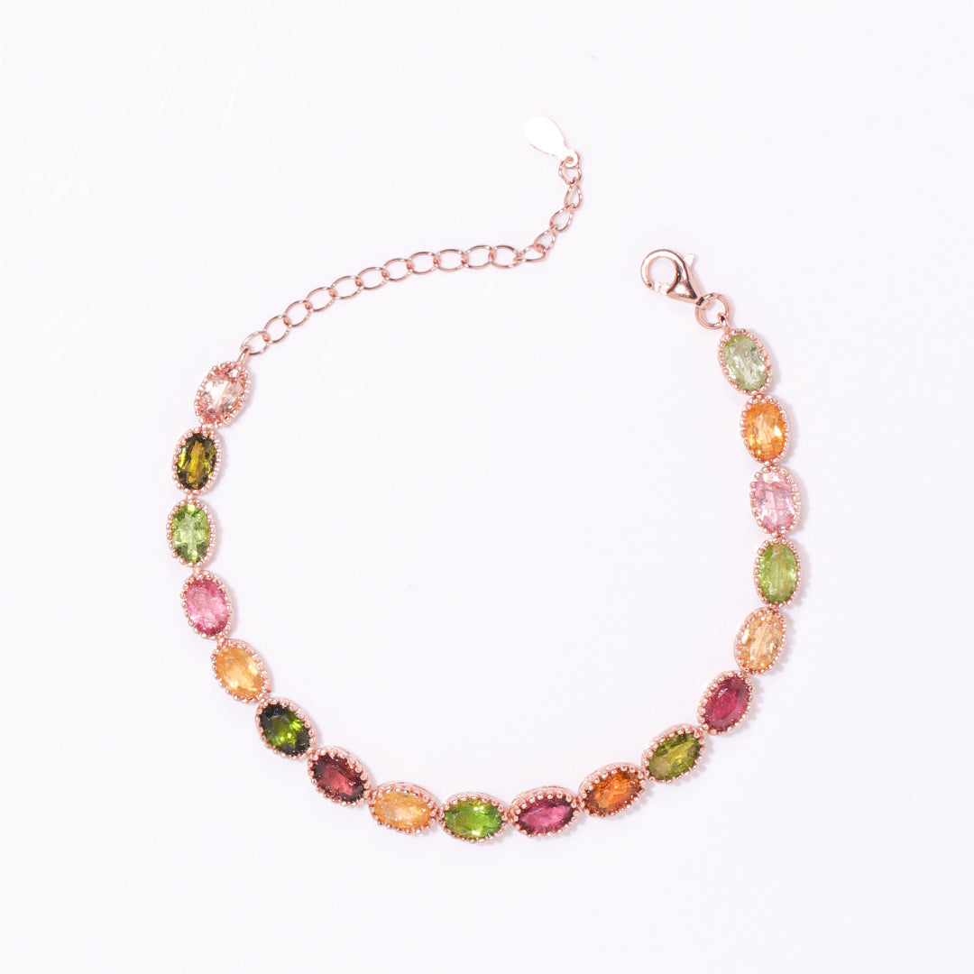 Oval Tourmaline Bracelet
