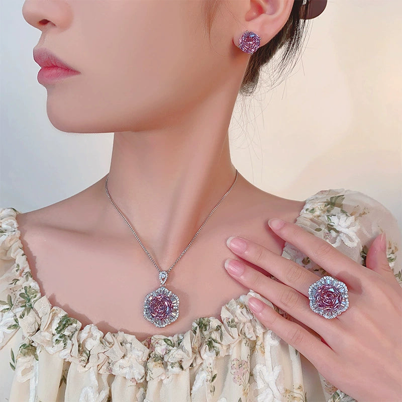 Rose Bloom Swirl Ring