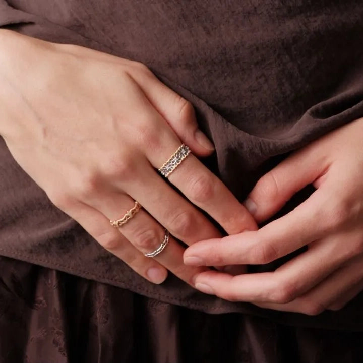 Hollowing Lace Ring
