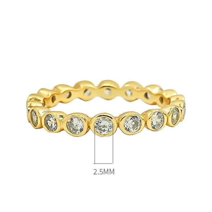 Eternity Stackable Bubbly Ring