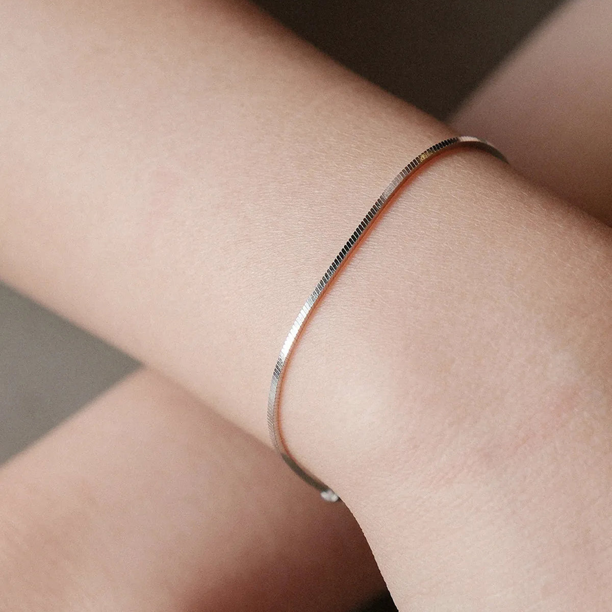 Snake Chain Plain Bracelet