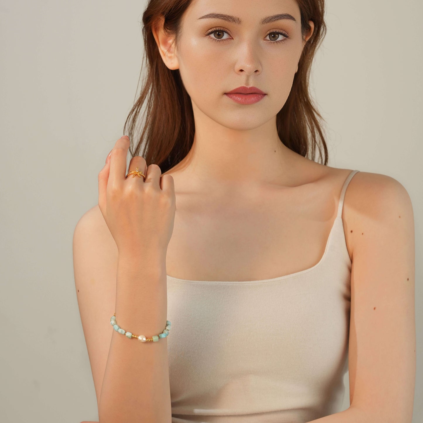 Larimar Chain Bracelet