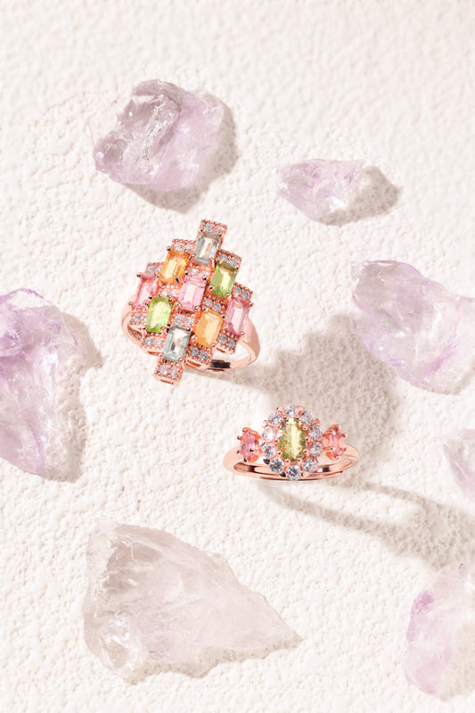 Embracing Brilliance: The Radiant Tourmaline Spectrum Ring