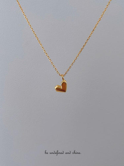 Gold Plated Heart Necklace