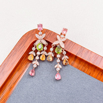 Tidal Serenity Tourmaline Studs