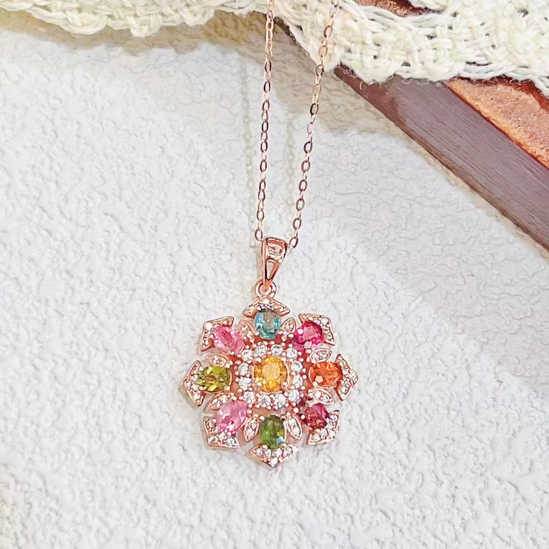 Oceanic Tranquility Tourmaline Pendant