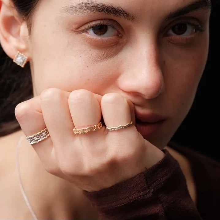 Hollowing Lace Ring
