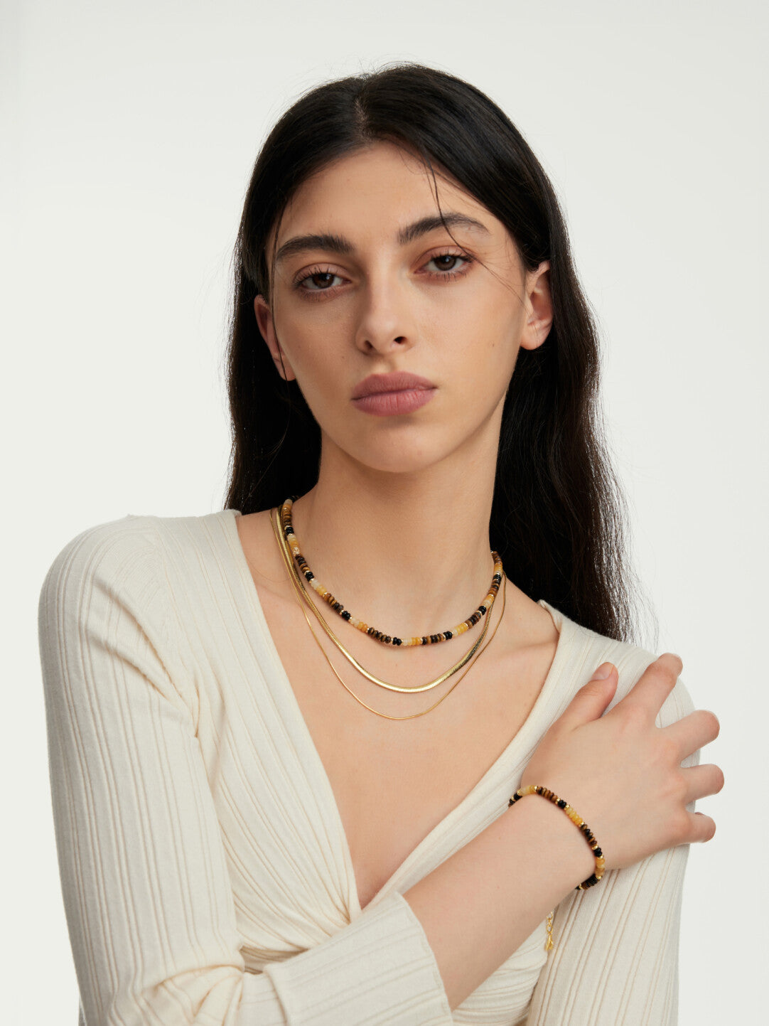 Double-Layer Snake Chain Necklace