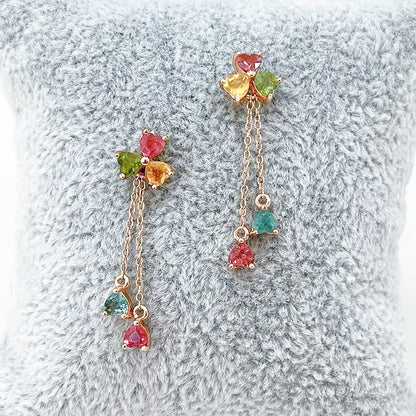 Azure Harmony Tourmaline Earrings