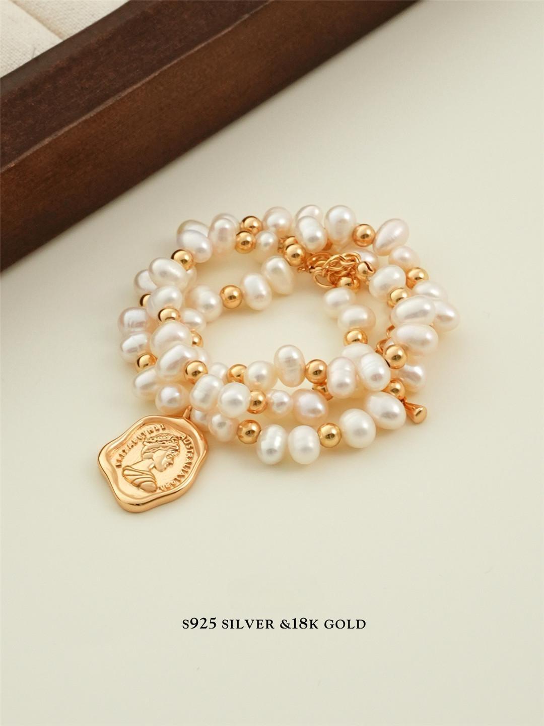 Baroque Pearl S925 Gold Plated Necklace