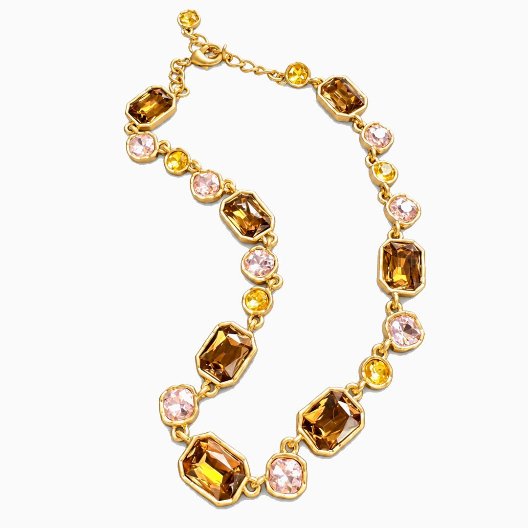 Olive Gemline Necklace