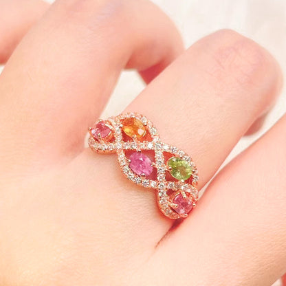 Luxurious Tourmaline Crystal Ring