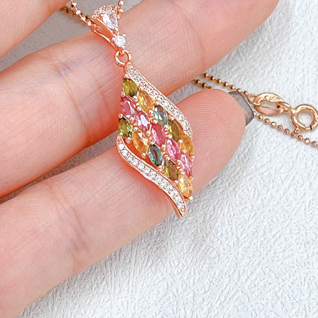 Enchanted Aqua Tourmaline Pendant