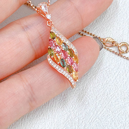 Enchanted Aqua Tourmaline Pendant