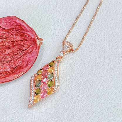 Enchanted Aqua Tourmaline Pendant