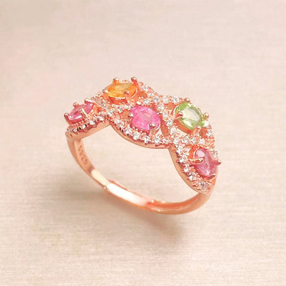 Luxurious Tourmaline Crystal Ring