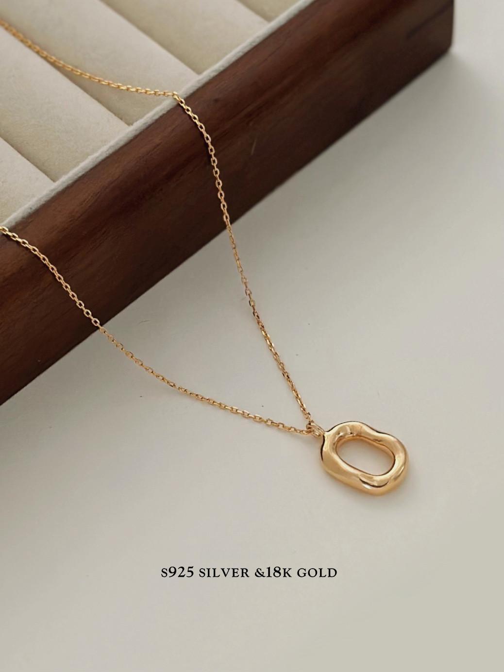 Oval Minimalist S925 Pendant Necklace