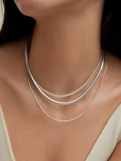 Double-Layer Snake Chain Necklace