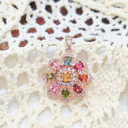 Oceanic Tranquility Tourmaline Pendant