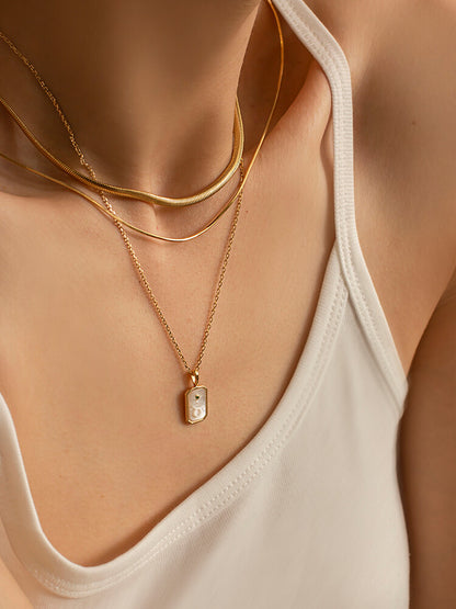 Double-Layer Snake Chain Necklace