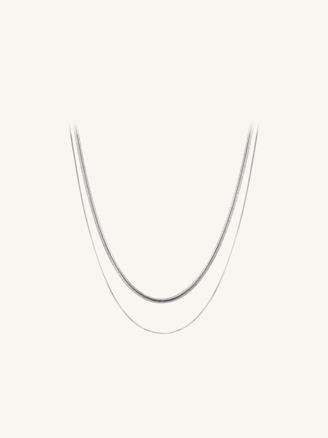 Double-Layer Snake Chain Necklace