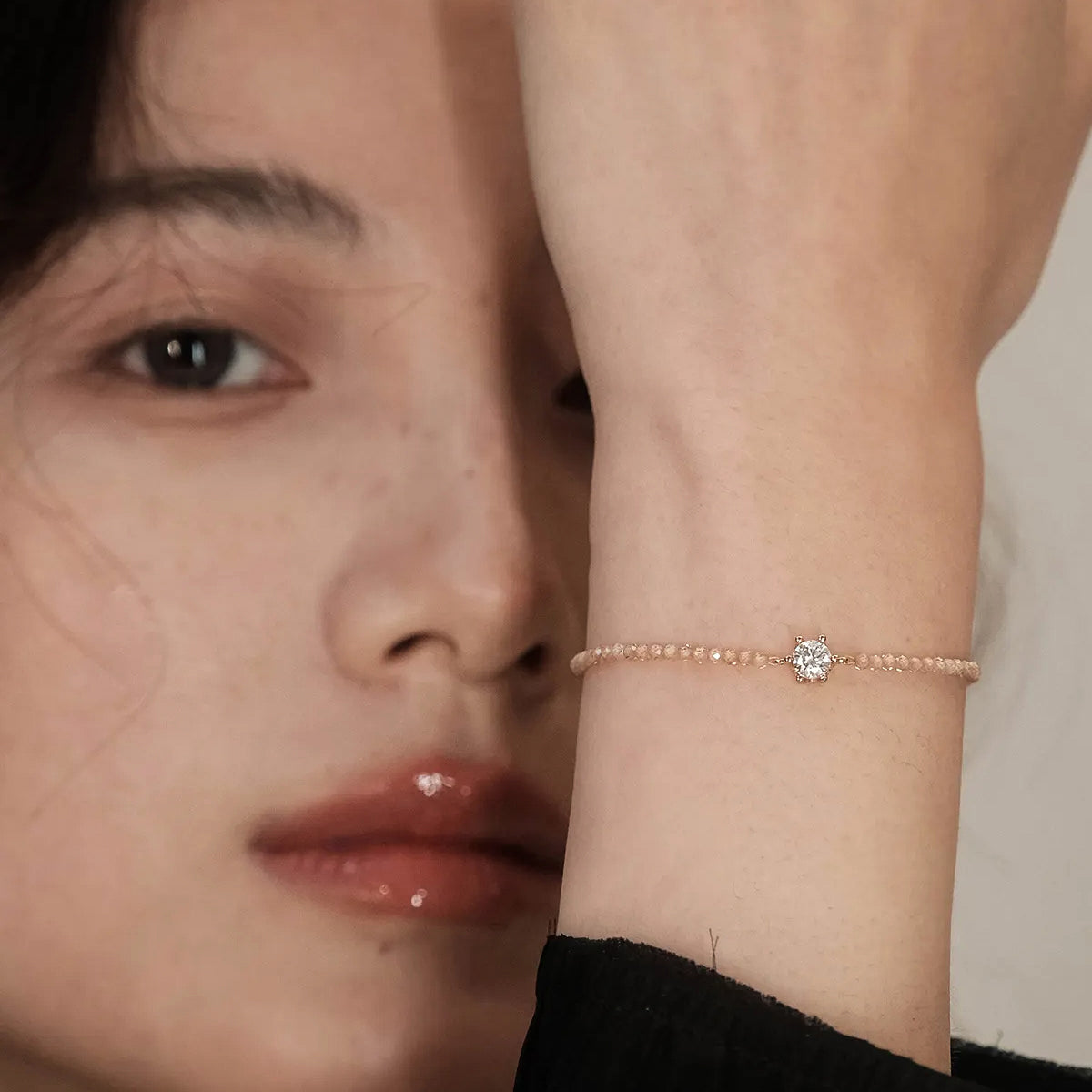 Champagne-Colored CZ Bracelet