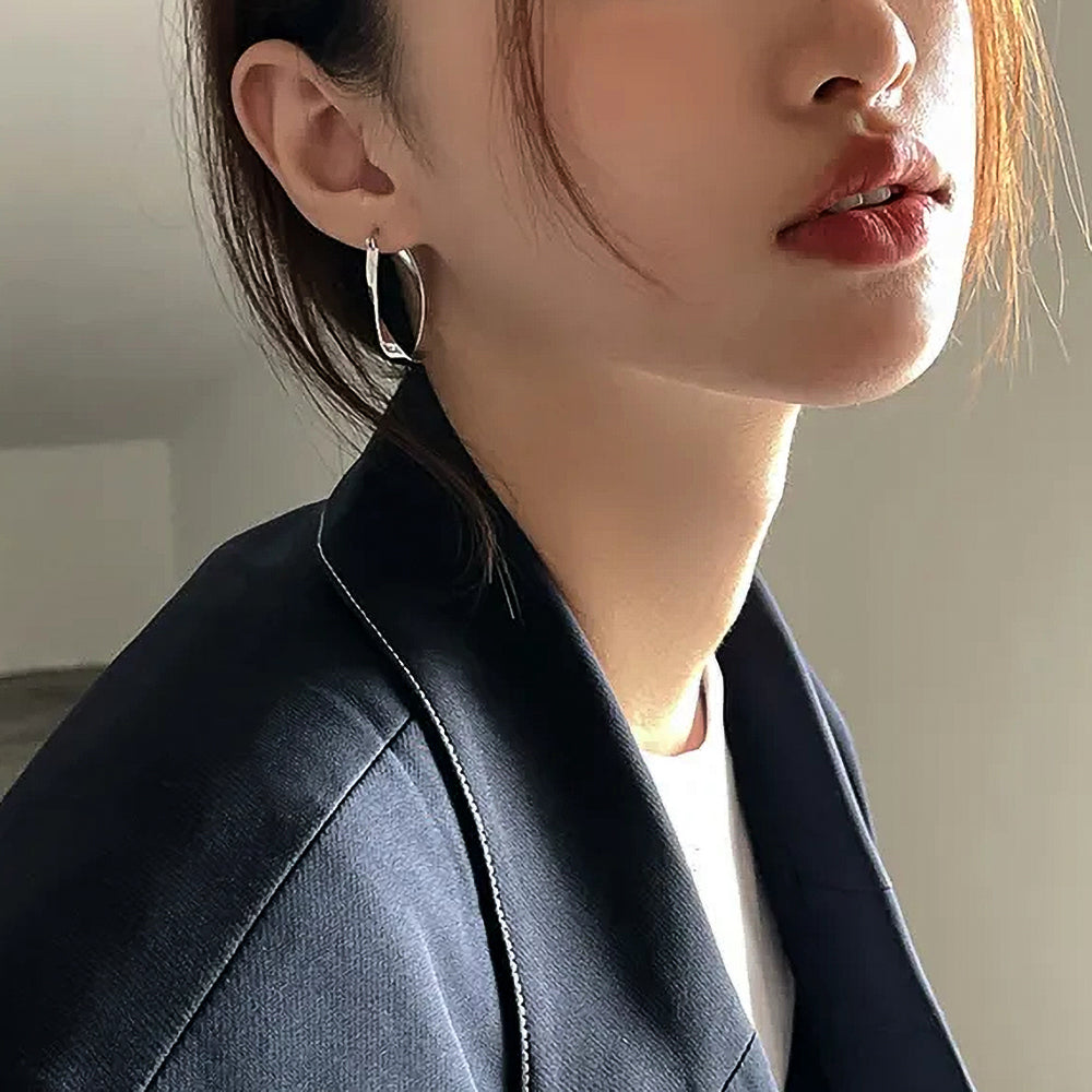 Mobius Hoop Earrings