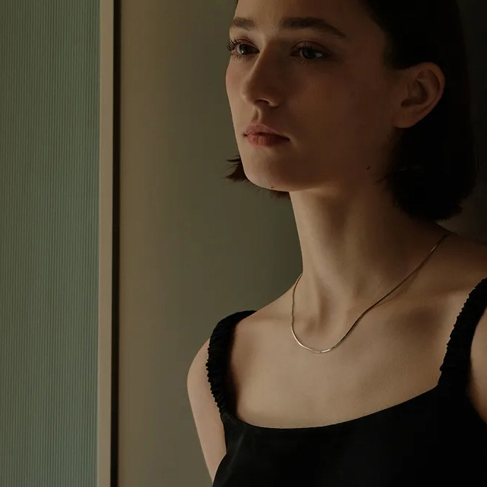 Minimal Snake Chain Necklace