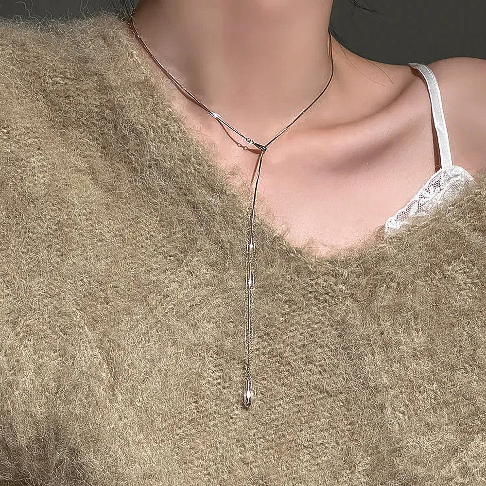 S925 Drop-Shaped Necklace