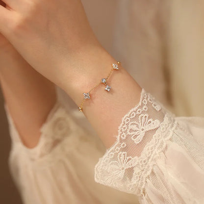 Four-Leaf Clover Bracelet