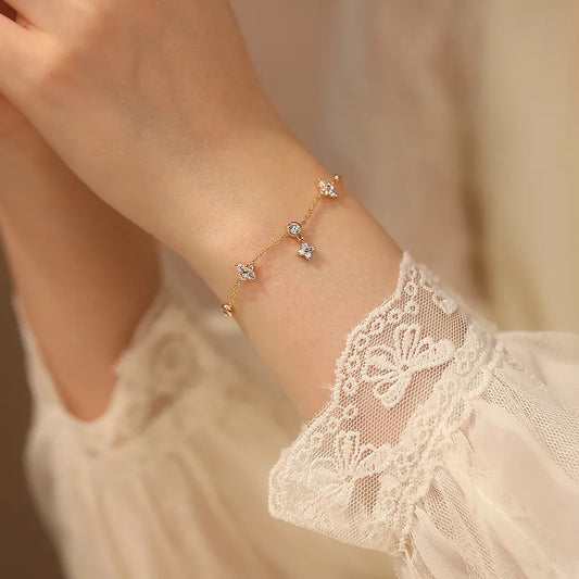 Four-Leaf Clover Bracelet